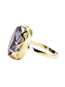 14K Yellow gold Alexandrite Ring Vintage Jewlery vrc253y